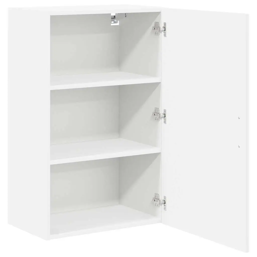 Engineered Wood Wall Cabinet Kitchen Storage Unit 50 x 31 x 80 cm White