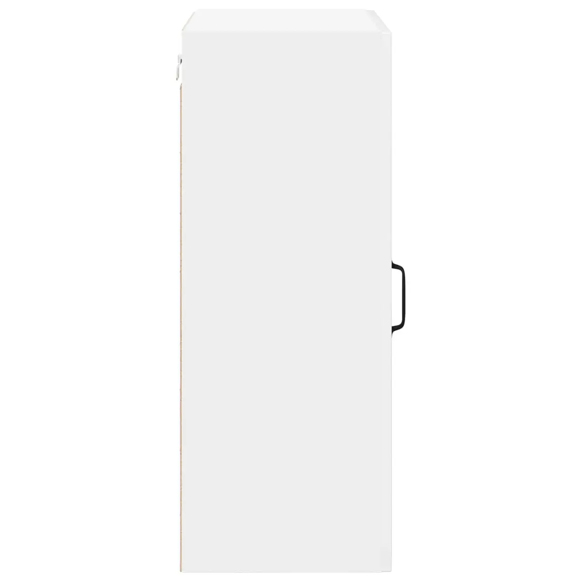Wall Cabinet Kitchen Storage Dishwasher Panel High Gloss White 50 x 31 x 80 cm