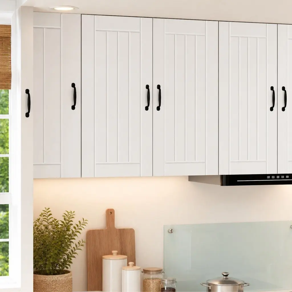 Wall Cabinet Kitchen Storage 80x31x80cm White Engineered Wood