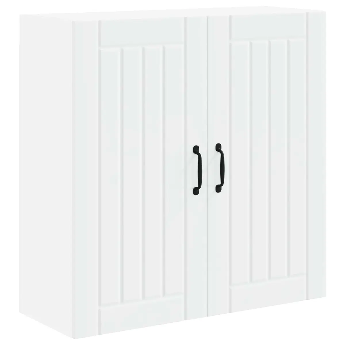 Wall Cabinet Kitchen Storage 80x31x80cm White Engineered Wood