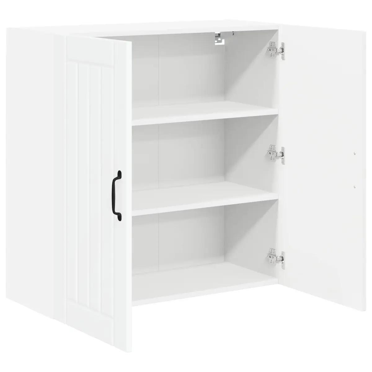 Wall Cabinet Kitchen Storage 80x31x80cm White Engineered Wood