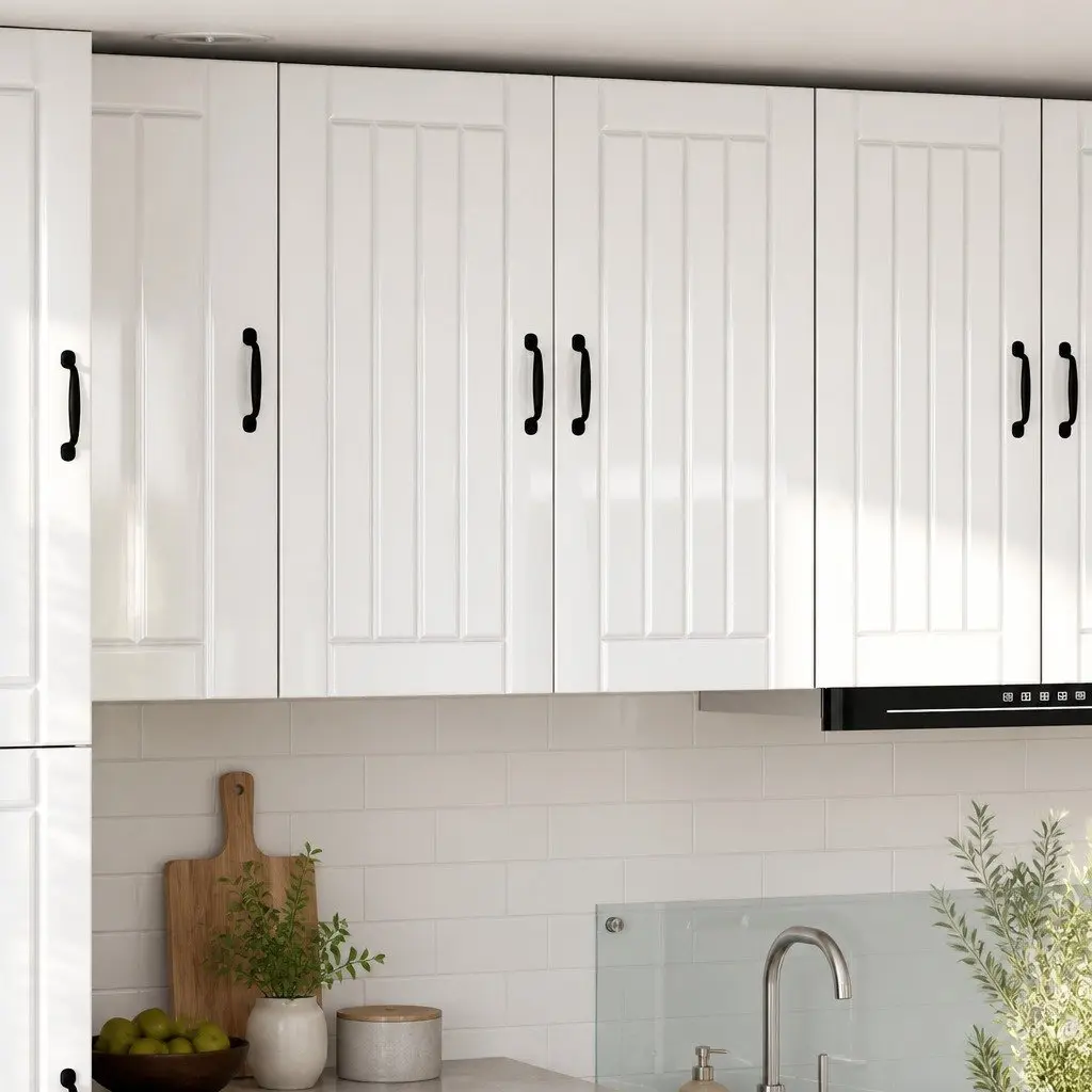 Wall Cabinet with High Gloss Finish 80x31x80cm