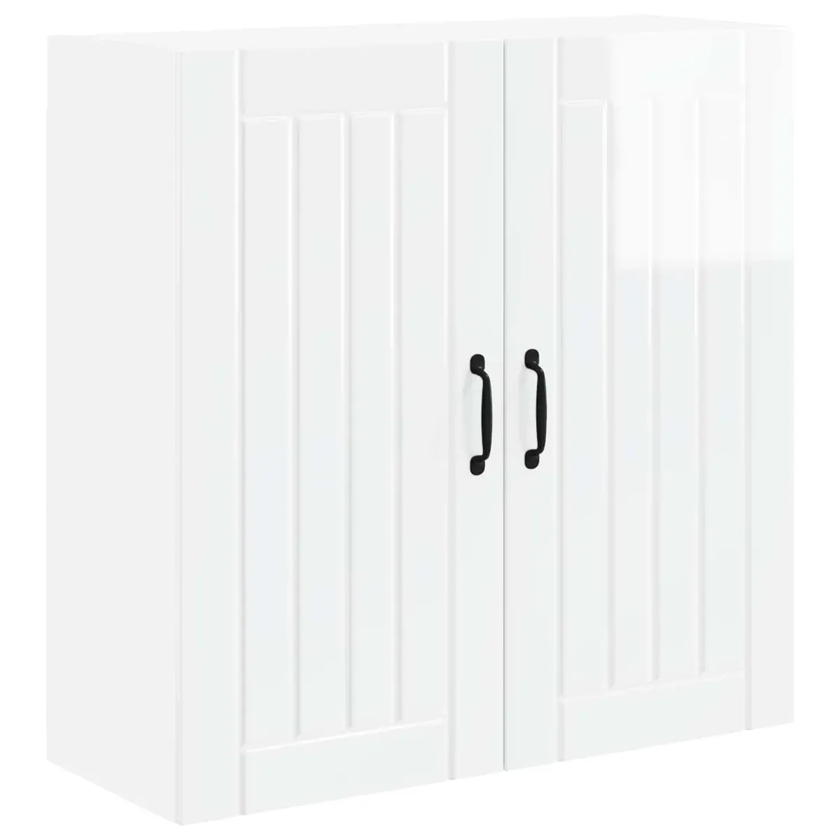 Wall Cabinet with High Gloss Finish 80x31x80cm