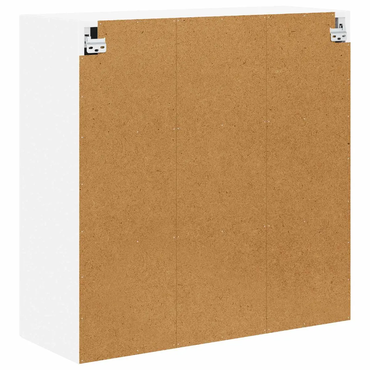 Wall Glass Cabinet Kitchen Storage Unit 80x31x80cm White Engineered Wood