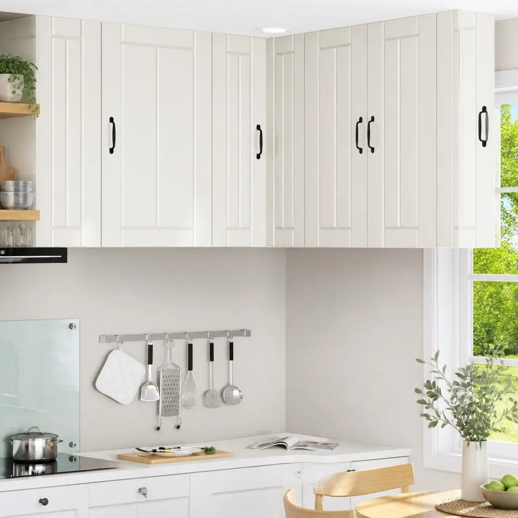 High Gloss White Kitchen Corner Cabinet
