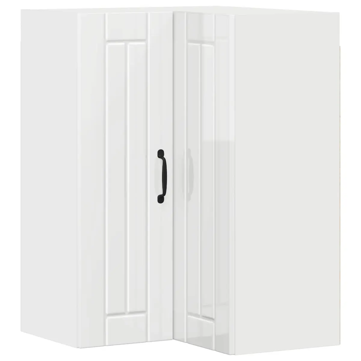 High Gloss White Kitchen Corner Cabinet