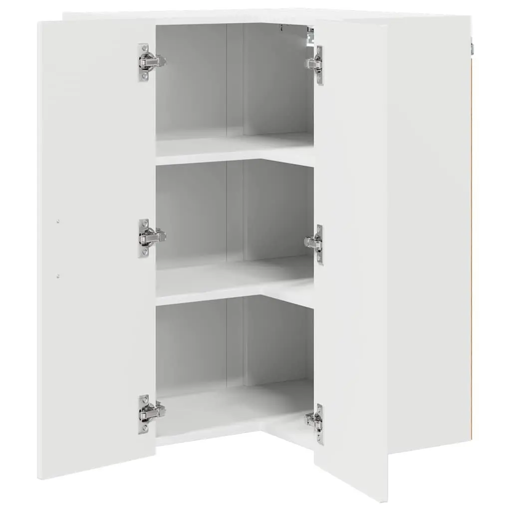 High Gloss White Kitchen Corner Cabinet