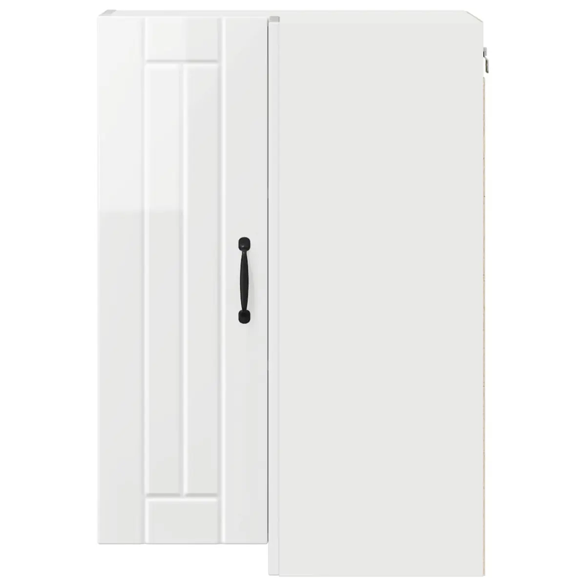 High Gloss White Kitchen Corner Cabinet