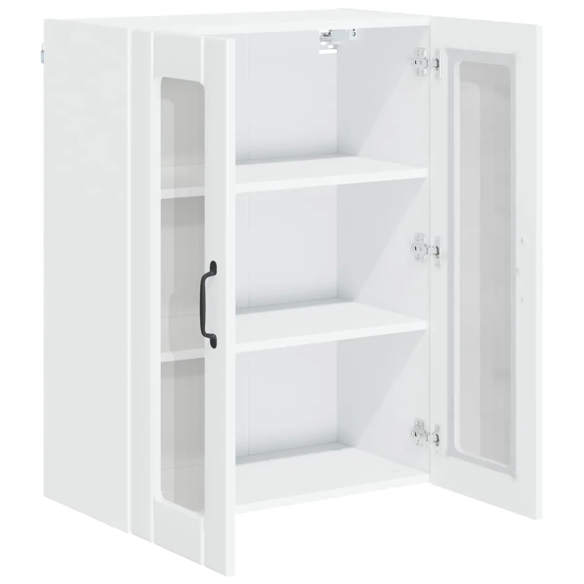 Wall Cabinet Kitchen Storage Unit 60x31x80cm High Gloss White