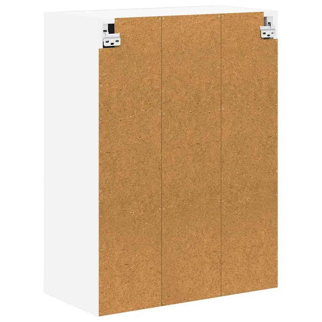 Wall Cabinet Kitchen Storage Unit 60x31x80cm High Gloss White