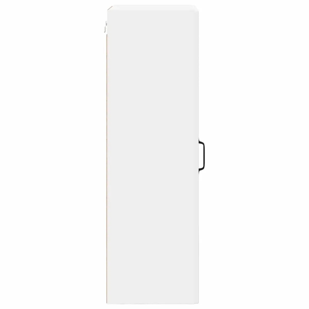 Wall Glass Cabinet Kitchen Storage Unit 40 x 31 x 100 cm White Engineered Wood