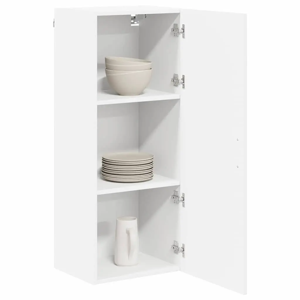 White Kitchen Wall Cabinet with Easy Maintenance