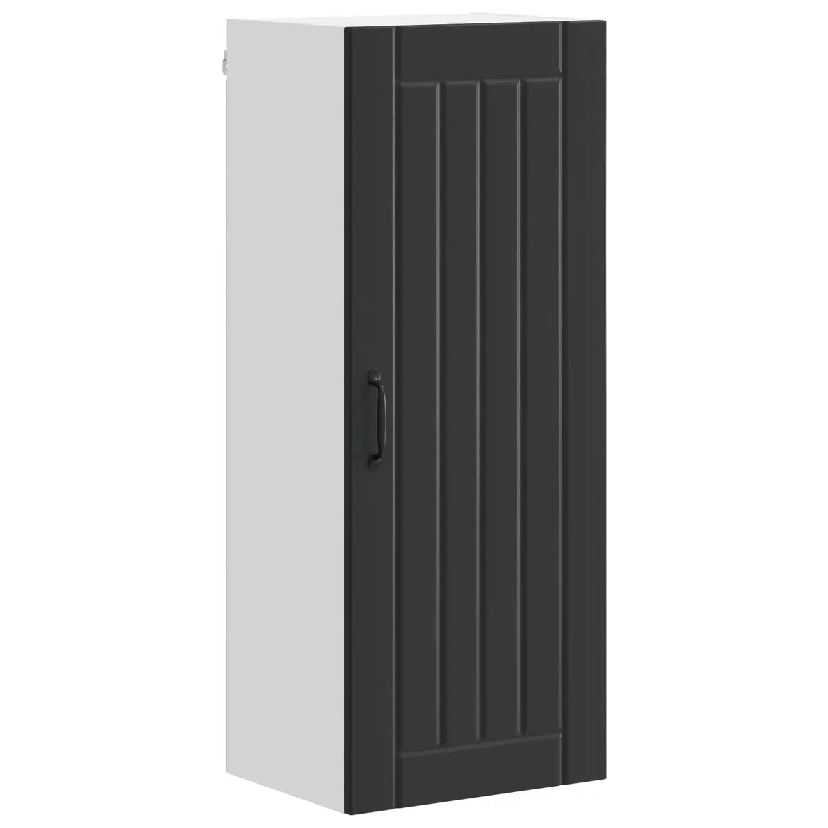 Wall Cabinet Kitchen Storage Dishwasher Panel 40 x 31 x 100 cm Black