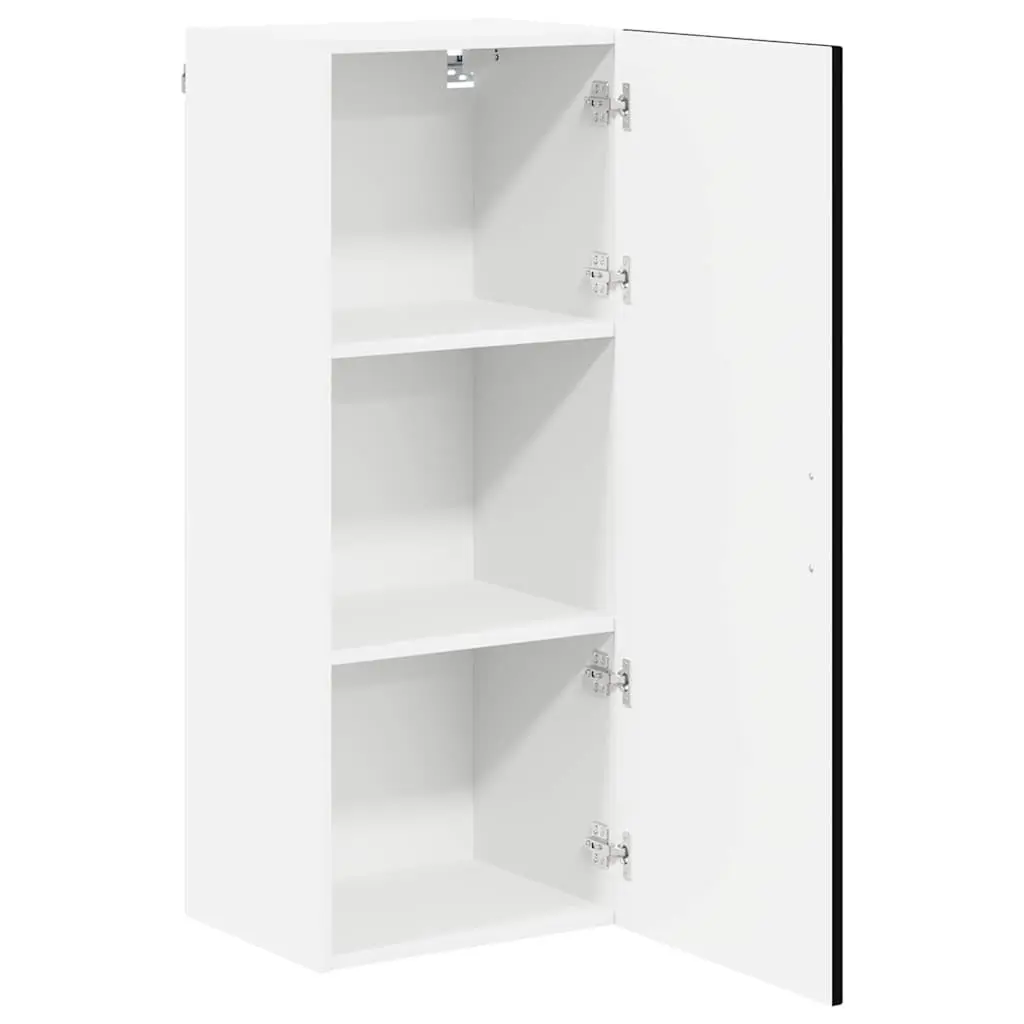Wall Cabinet Kitchen Storage Dishwasher Panel 40 x 31 x 100 cm Black