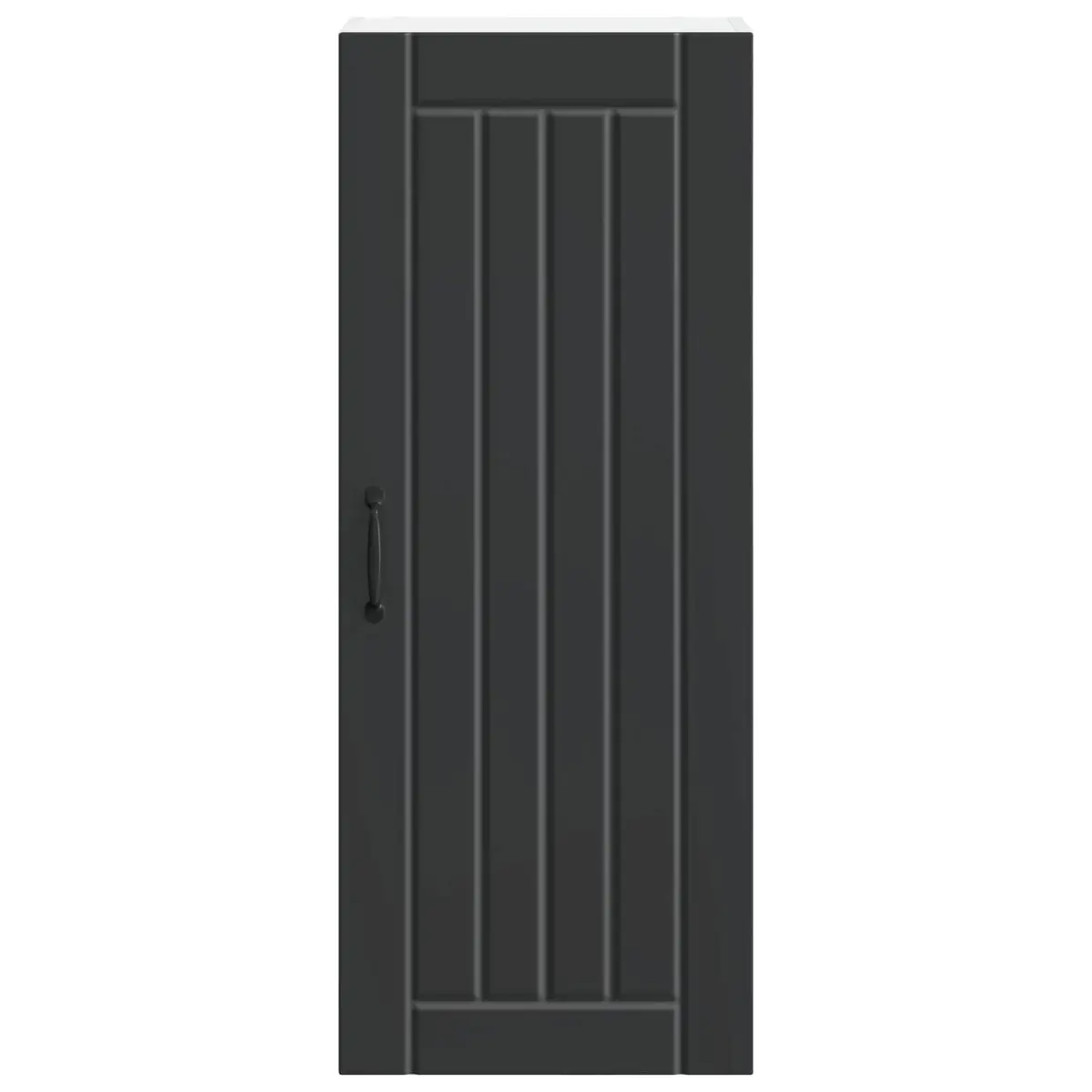 Wall Cabinet Kitchen Storage Dishwasher Panel 40 x 31 x 100 cm Black