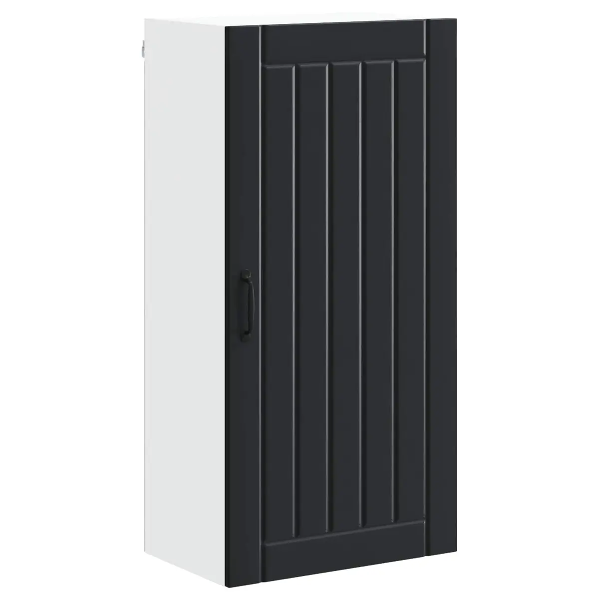 Wall Cabinet Kitchen Storage Dishwasher Panel 50x31x100cm Black