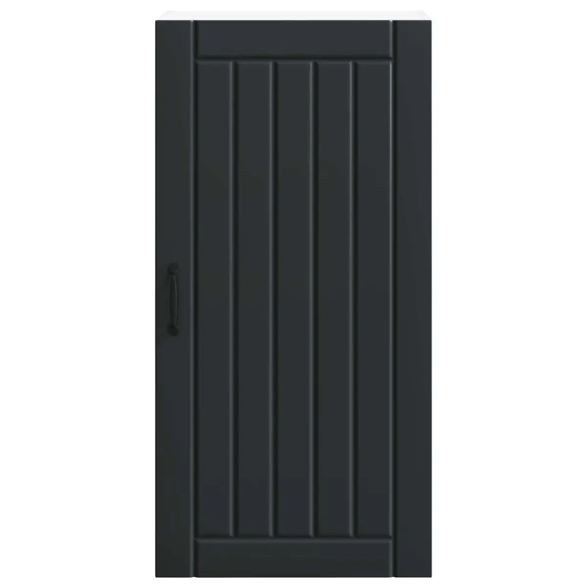 Wall Cabinet Kitchen Storage Dishwasher Panel 50x31x100cm Black