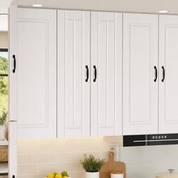 Durable White Wall Cabinet for Your Kitchen Needs