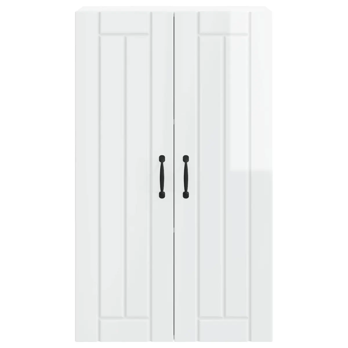 Wall Cabinet Dishwasher Panel Kitchen Storage High Gloss White 60 x 31 x 100 cm