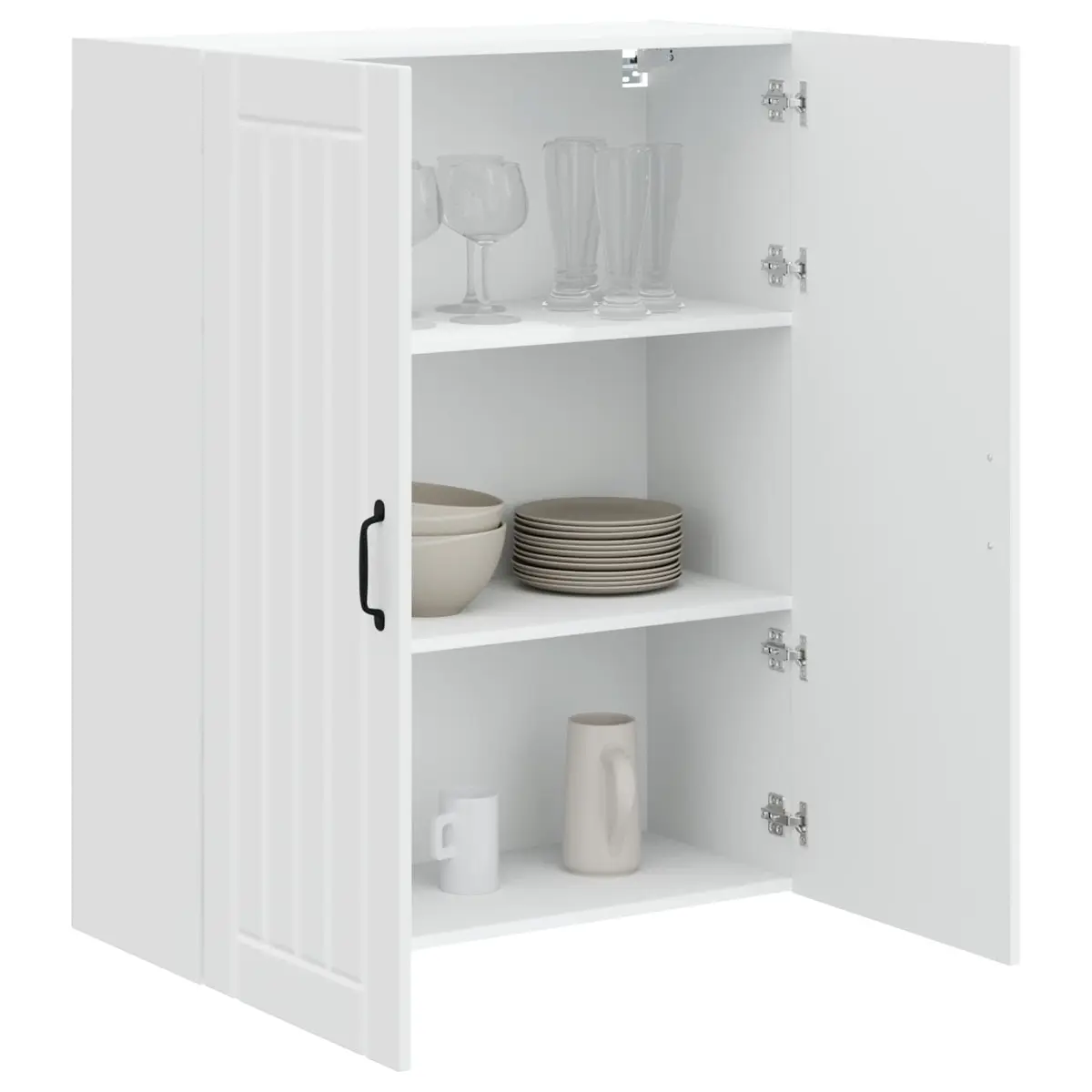 Dishwasher Panel Kitchen Cabinet White Engineered Wood 80x31x100cm