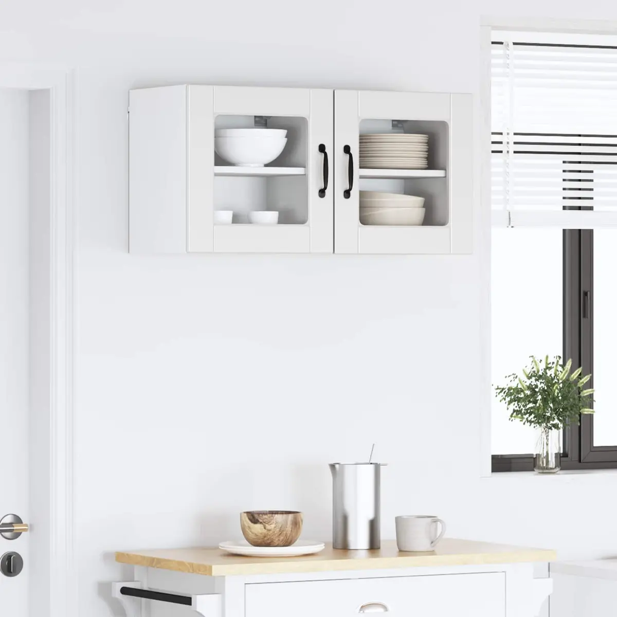 White Cabinets for Organised Kitchen Storage