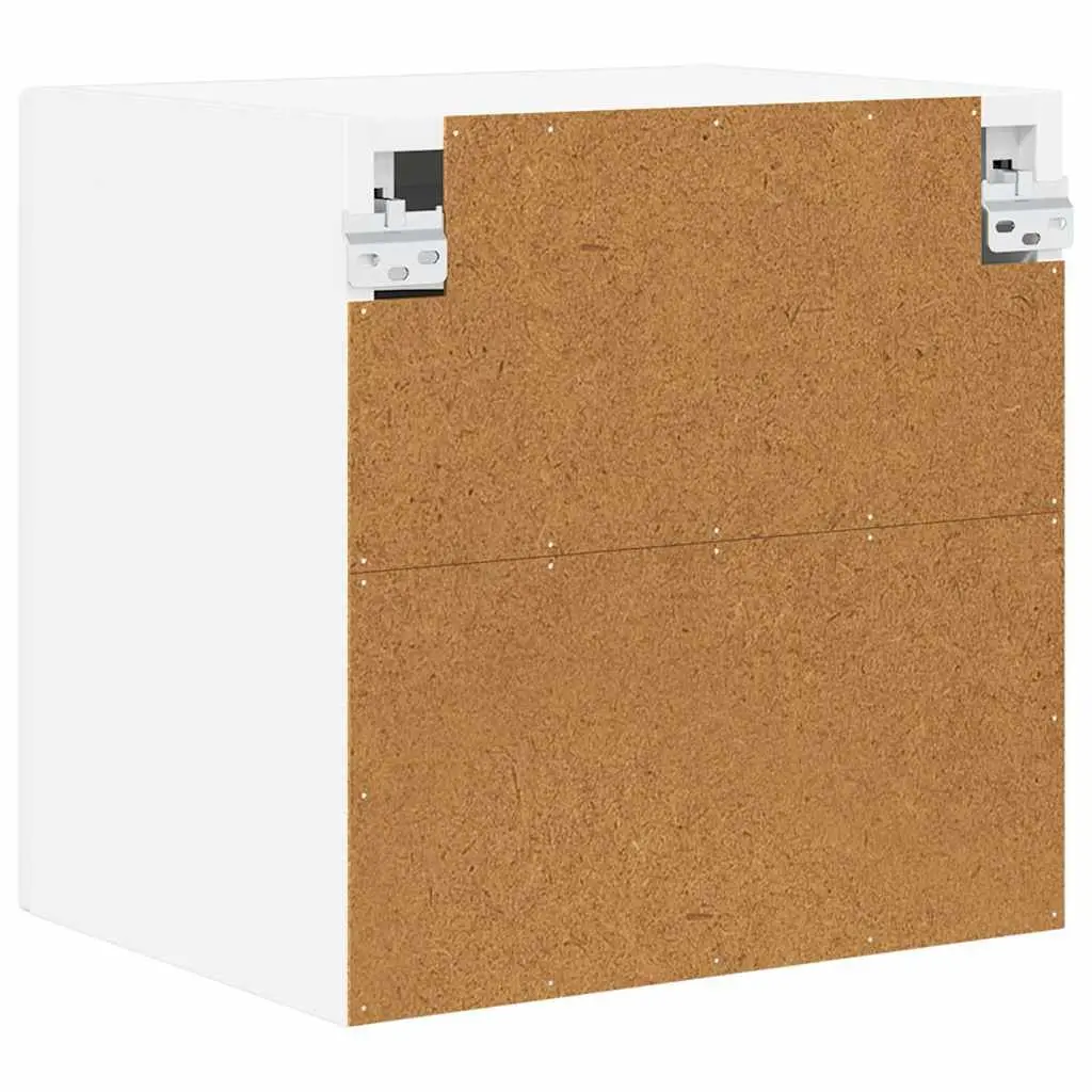 High Gloss White Wall Glass Cabinet for Kitchens