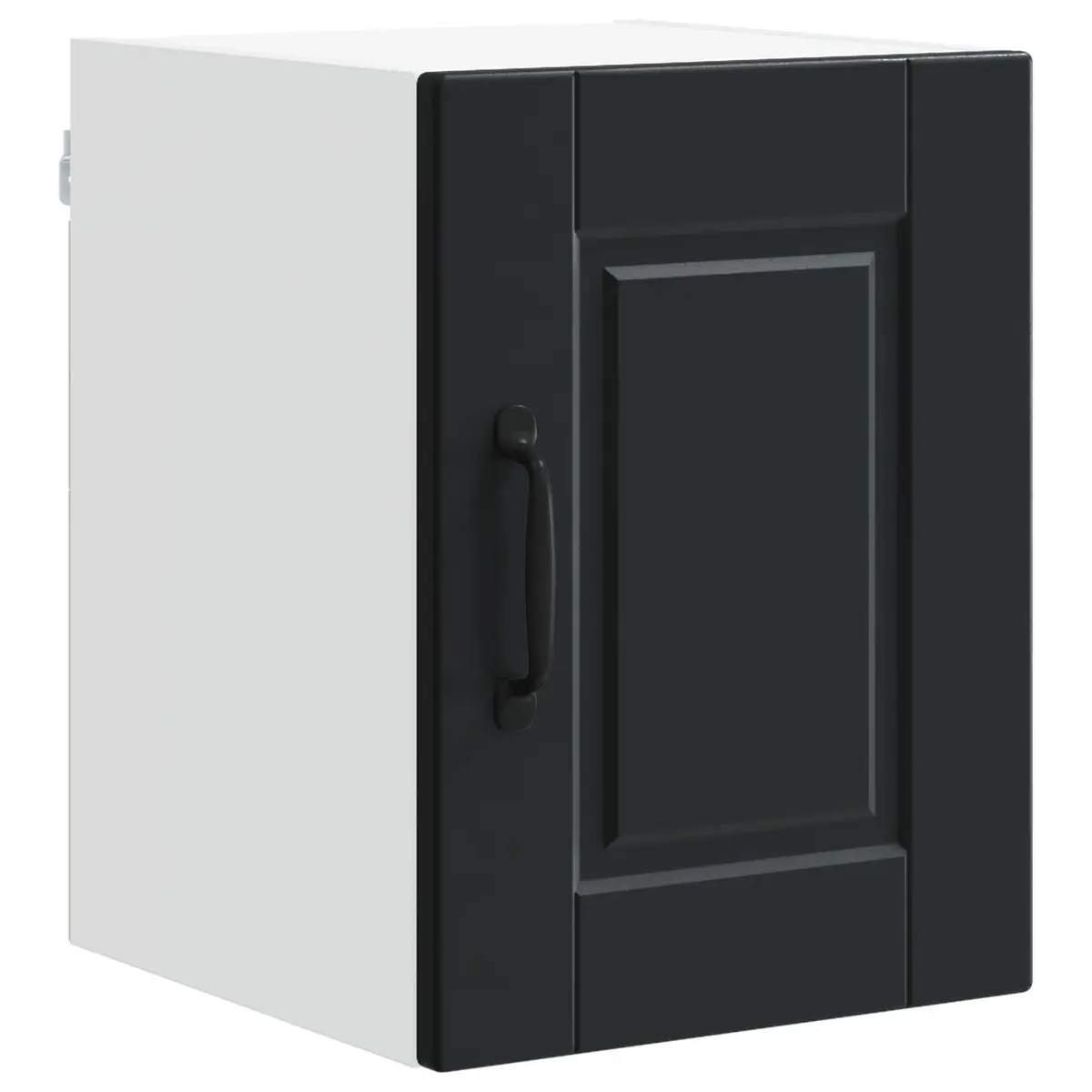 Wall Cabinet Kitchen Storage Engineered Wood Black 30 x 31 x 40 cm 2 Pieces