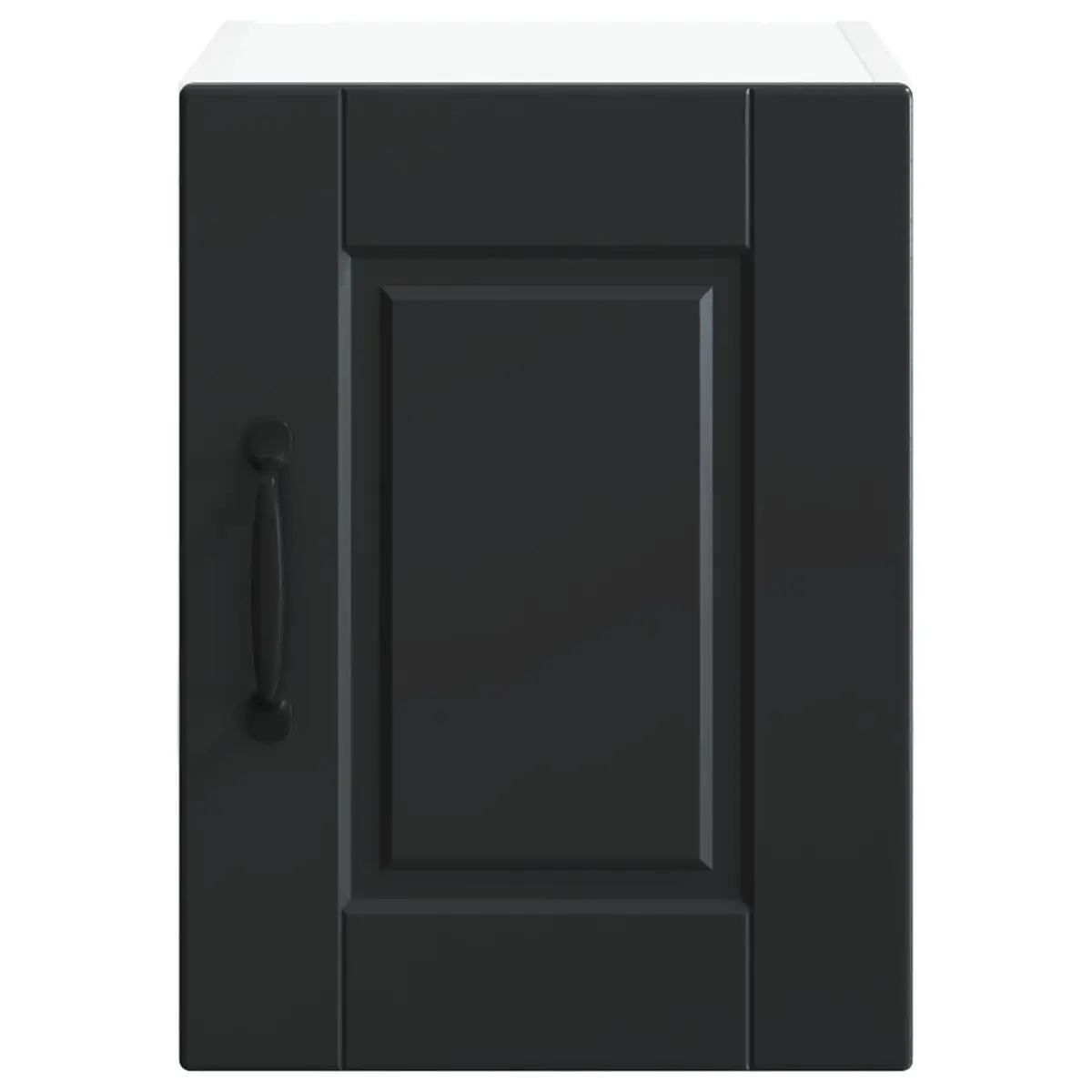 Wall Cabinet Kitchen Storage Engineered Wood Black 30 x 31 x 40 cm 2 Pieces