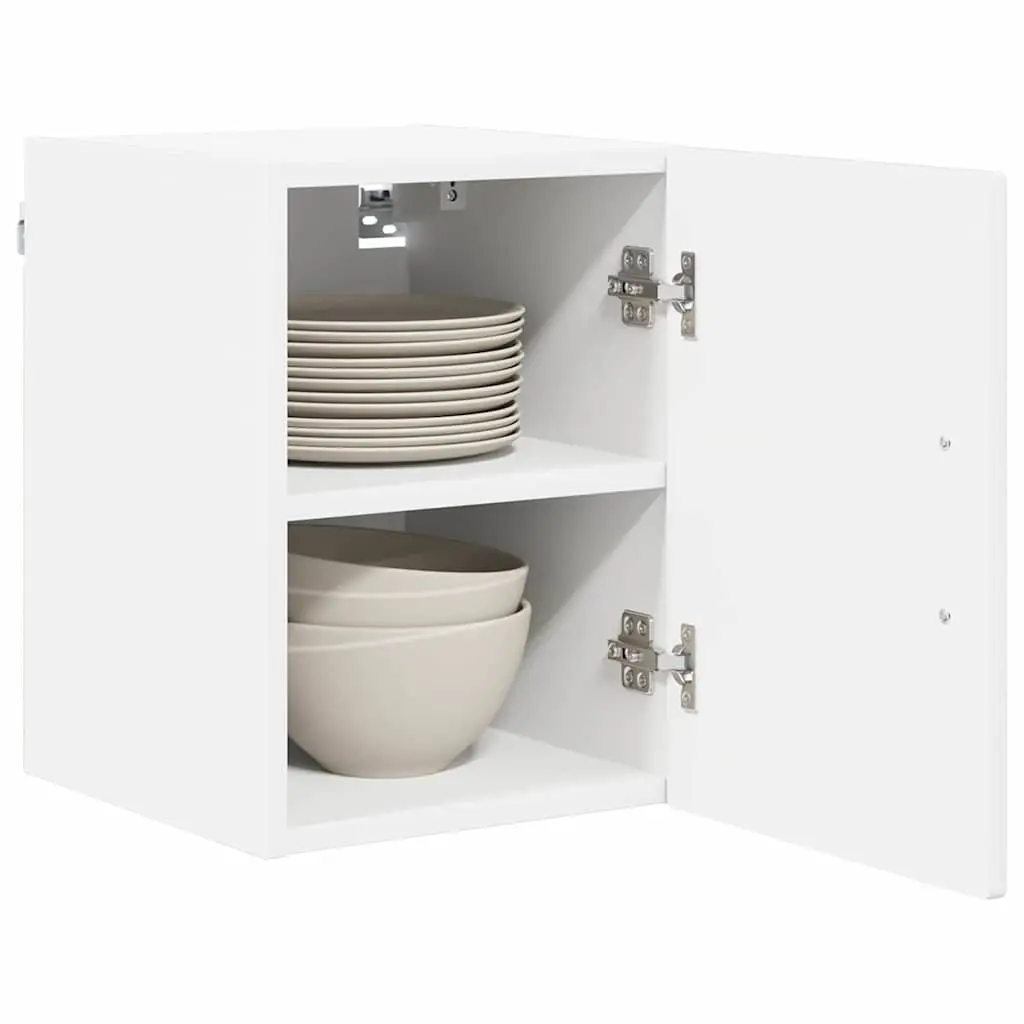 High Gloss White Wall Cabinet for Kitchens
