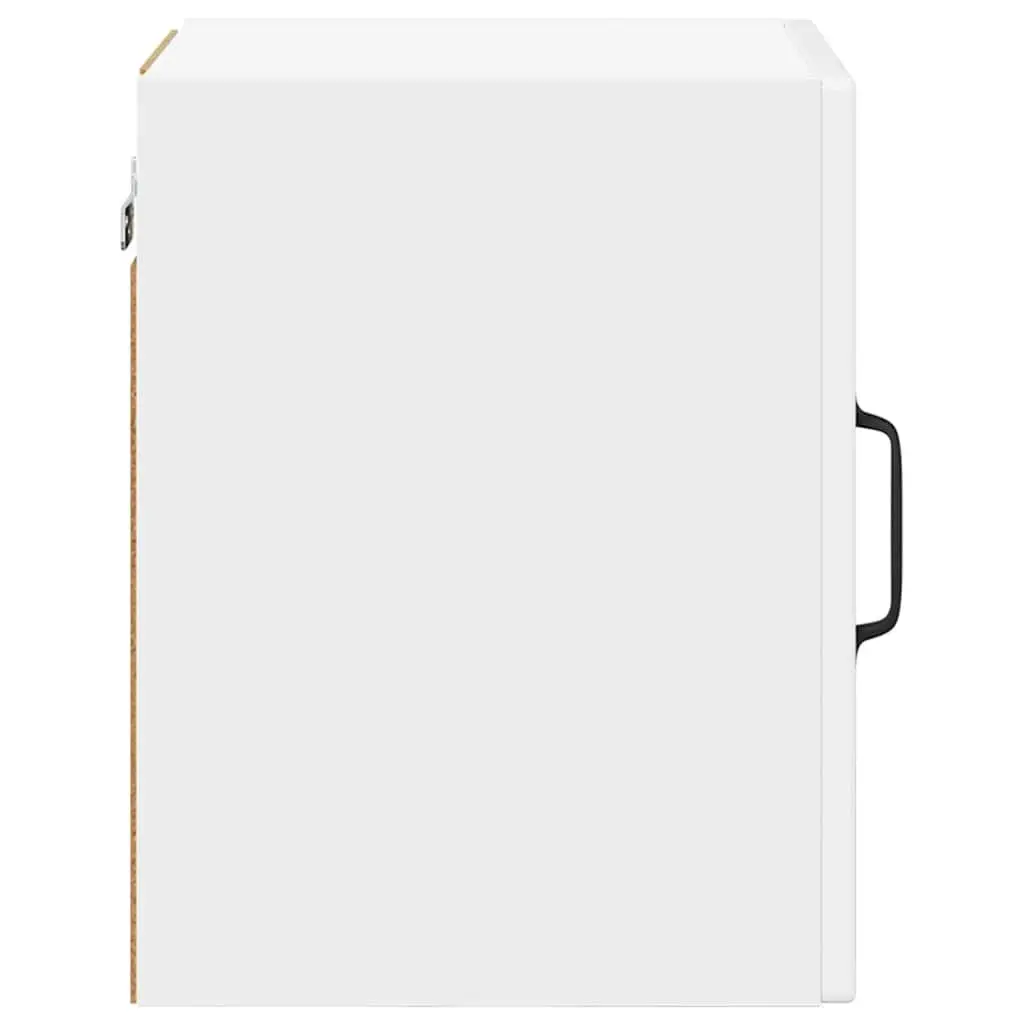 Wall Cabinet High Gloss White Kitchen Storage Organiser 30x31x40cm 2 Piece