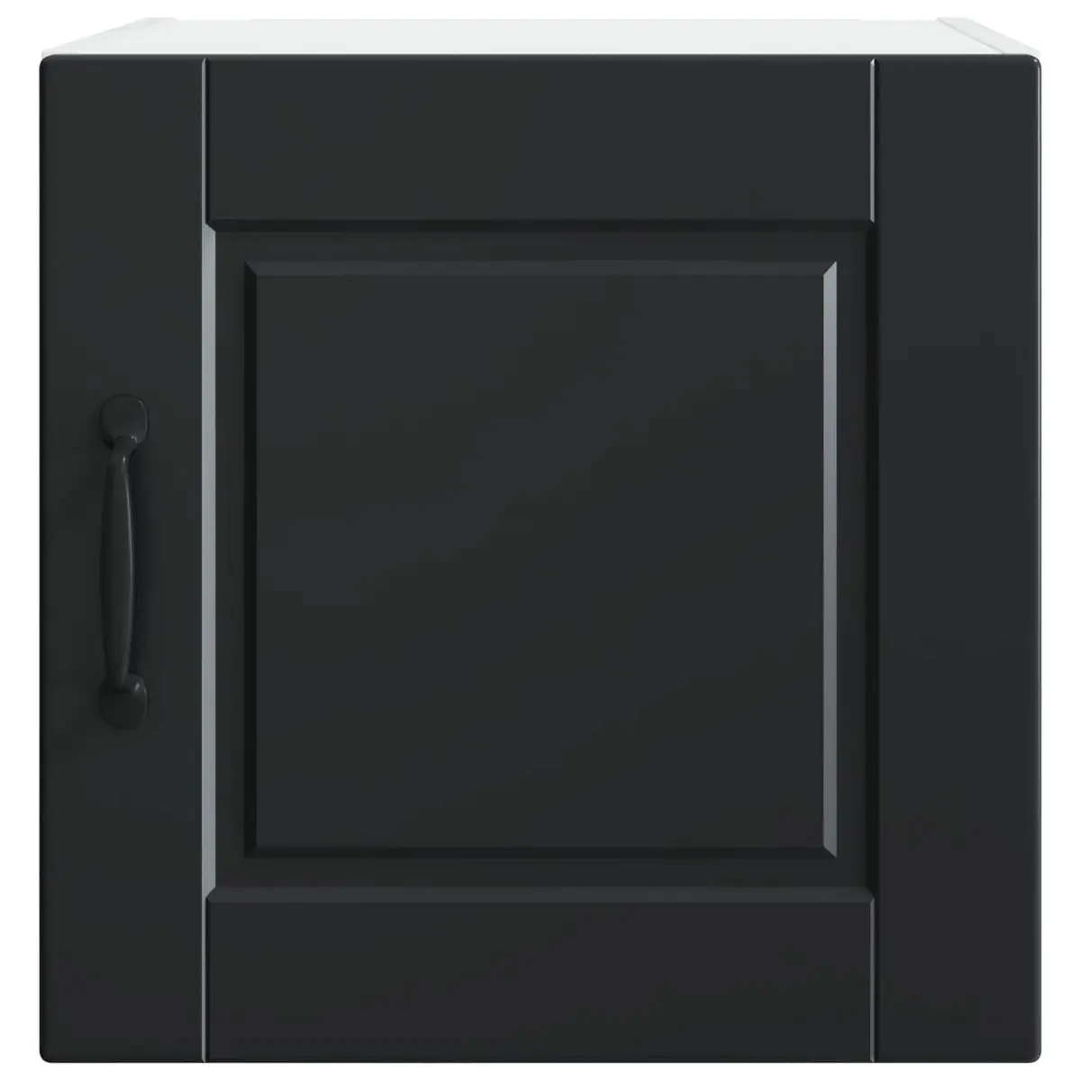Wall Cabinet Kitchen Storage 40 x 31 x 40 cm Black 2 Pieces Engineered Wood