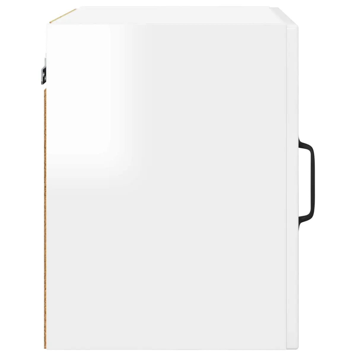 Wall Cabinet in High Gloss White Finish