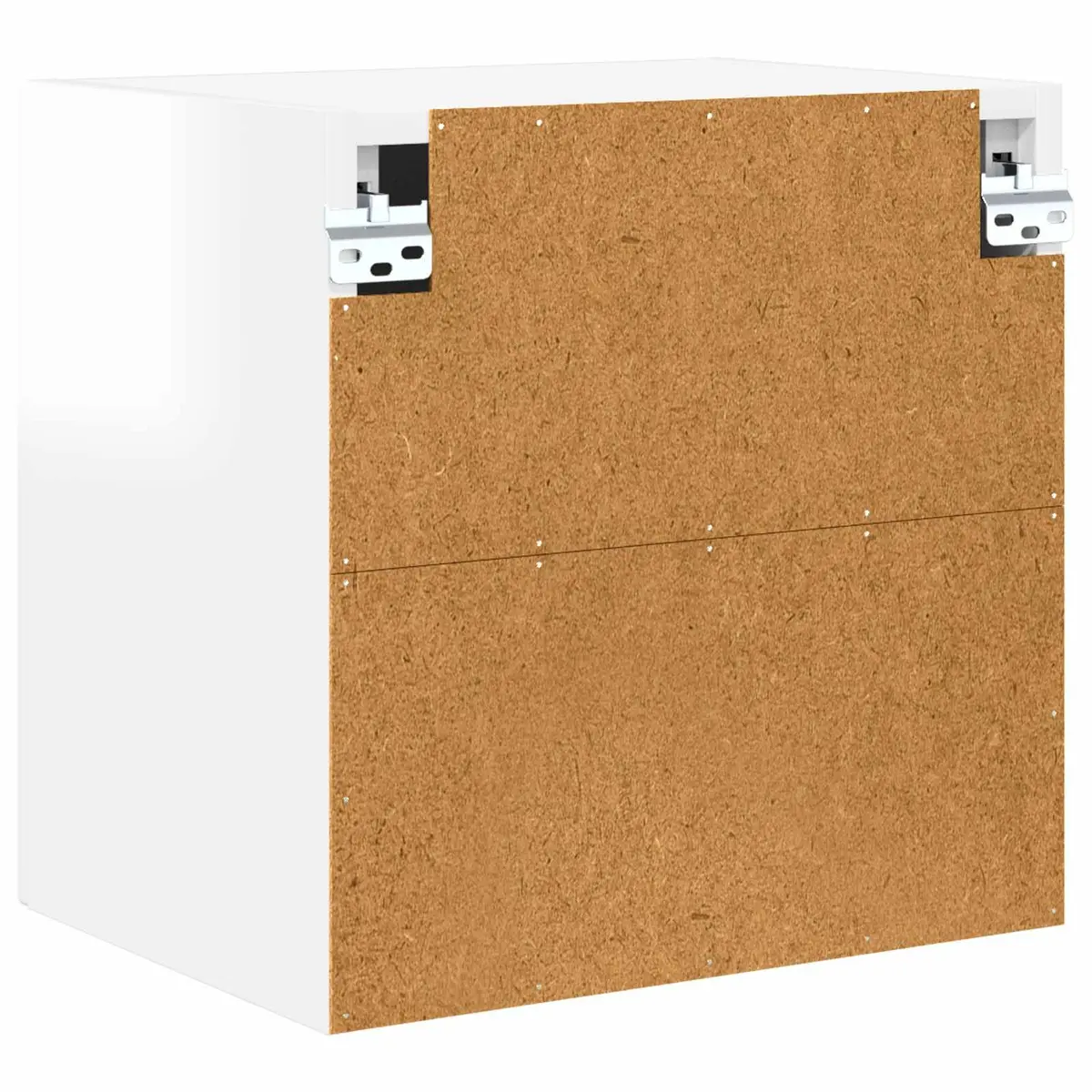 Wall Cabinet in High Gloss White Finish