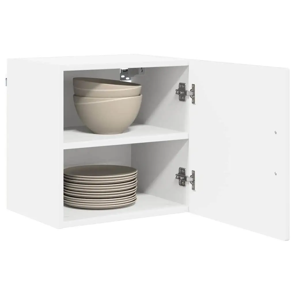 Wall Cabinet Kitchen Storage 40x31x40cm High Gloss White 2 Piece