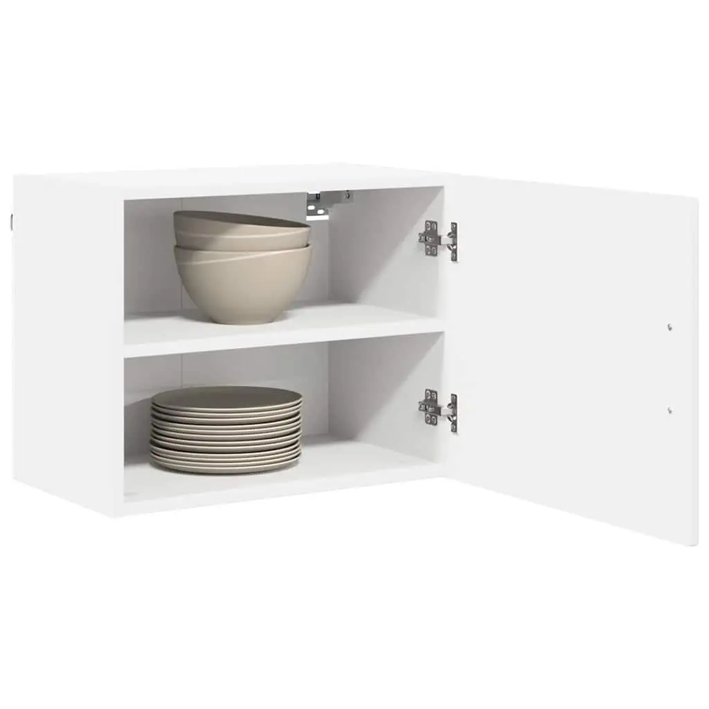 Wall Cabinet Kitchen Storage White 50 x 31 x 40 cm Set of 2
