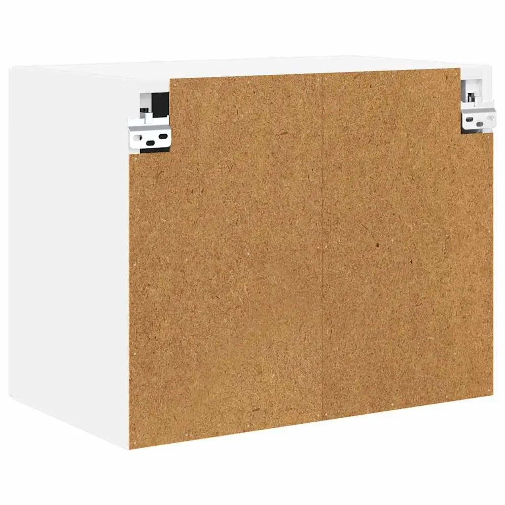 Wall Cabinet Kitchen Storage White 50 x 31 x 40 cm Set of 2