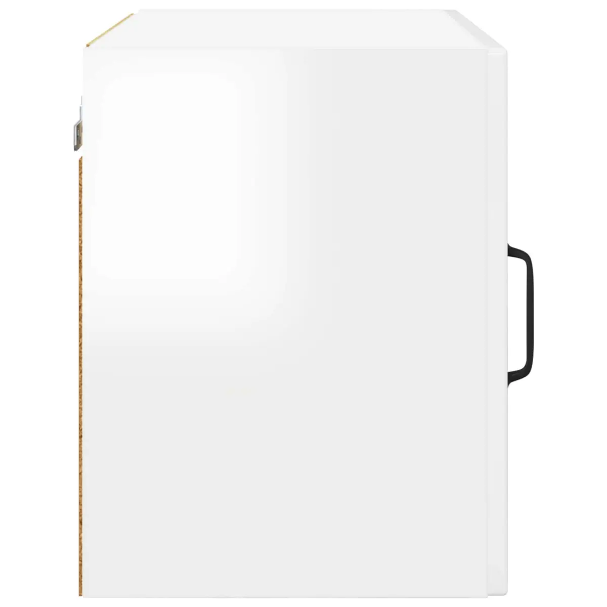 Wall Cabinet Kitchen Storage 50 x 31 x 40 cm High Gloss White 2 Pieces