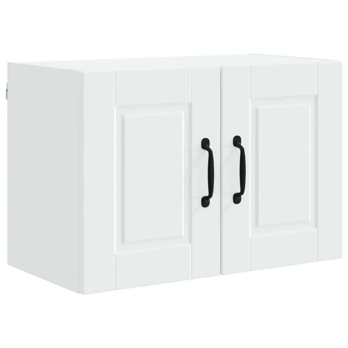Wall Cabinet Kitchen Storage 60x31x40cm White Engineered Wood Shelf Organizer