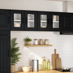 Affordable Black Kitchen Storage Solution - 2 pcs