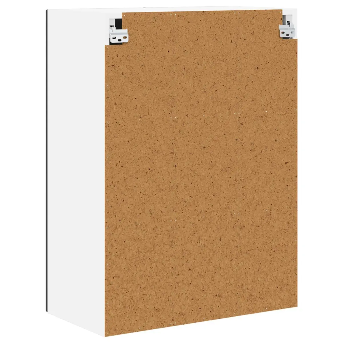 Kitchen Wall Cabinet in Black Engineered Wood 60x31x80cm