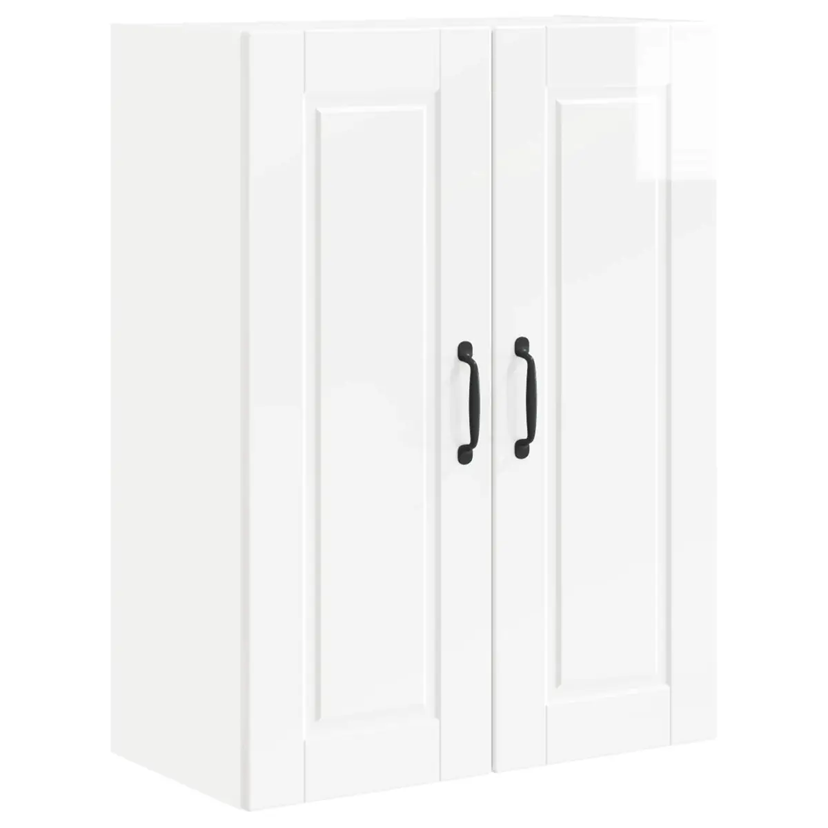 Wall Cabinet High Gloss White 60 x 31 x 80 cm Kitchen Storage Cupboard Shelves