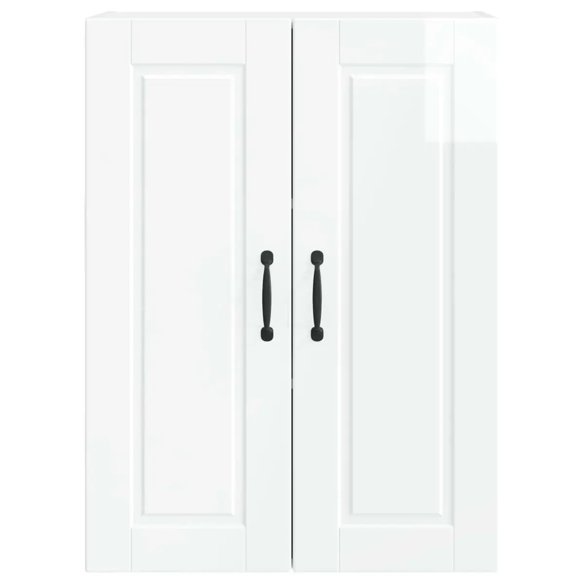 Wall Cabinet High Gloss White 60 x 31 x 80 cm Kitchen Storage Cupboard Shelves