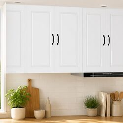 PORTO Wall Cabinet in White - Practical Storage Solution