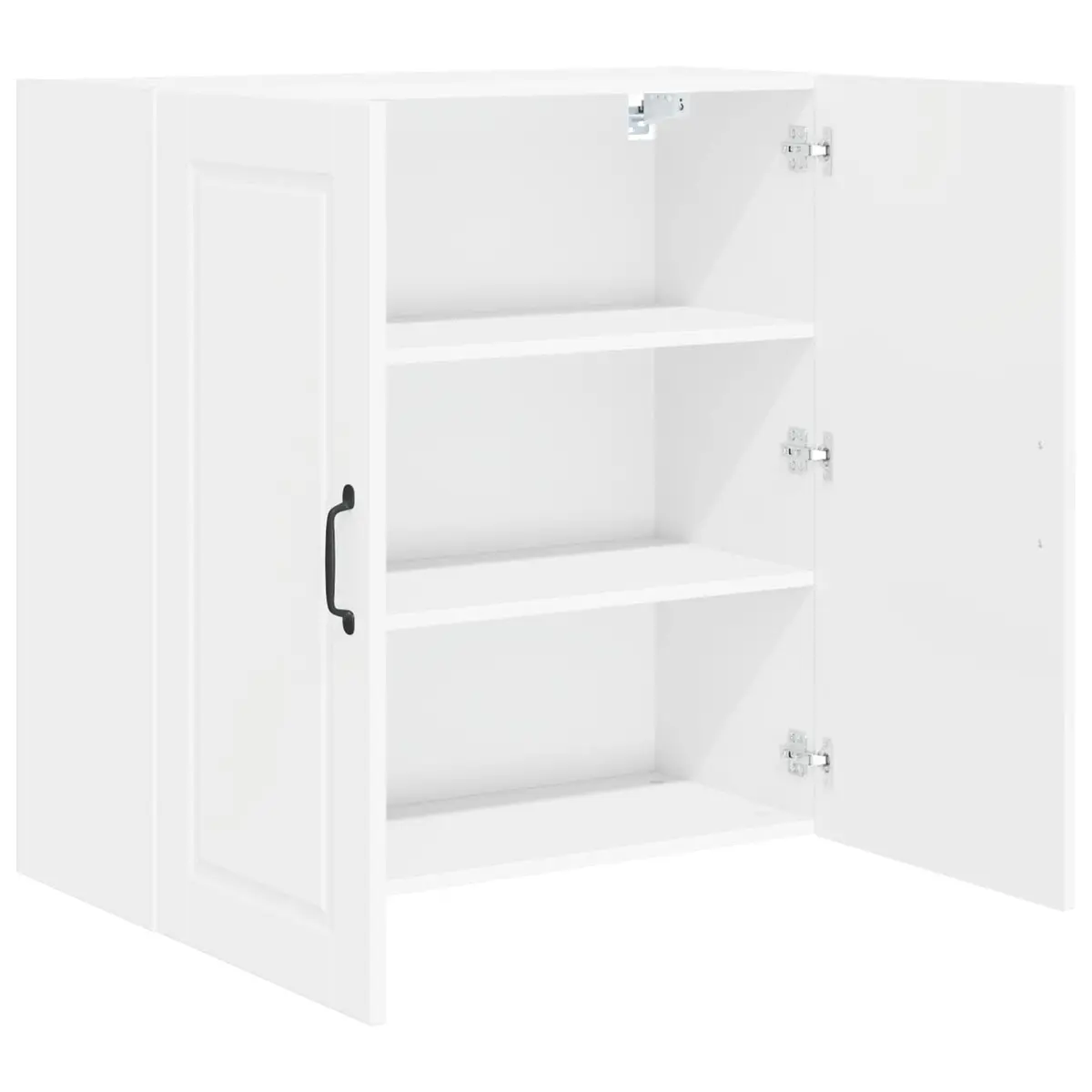 Wall Cabinet Kitchen Storage 80 x 31 x 80 cm White Engineered Wood