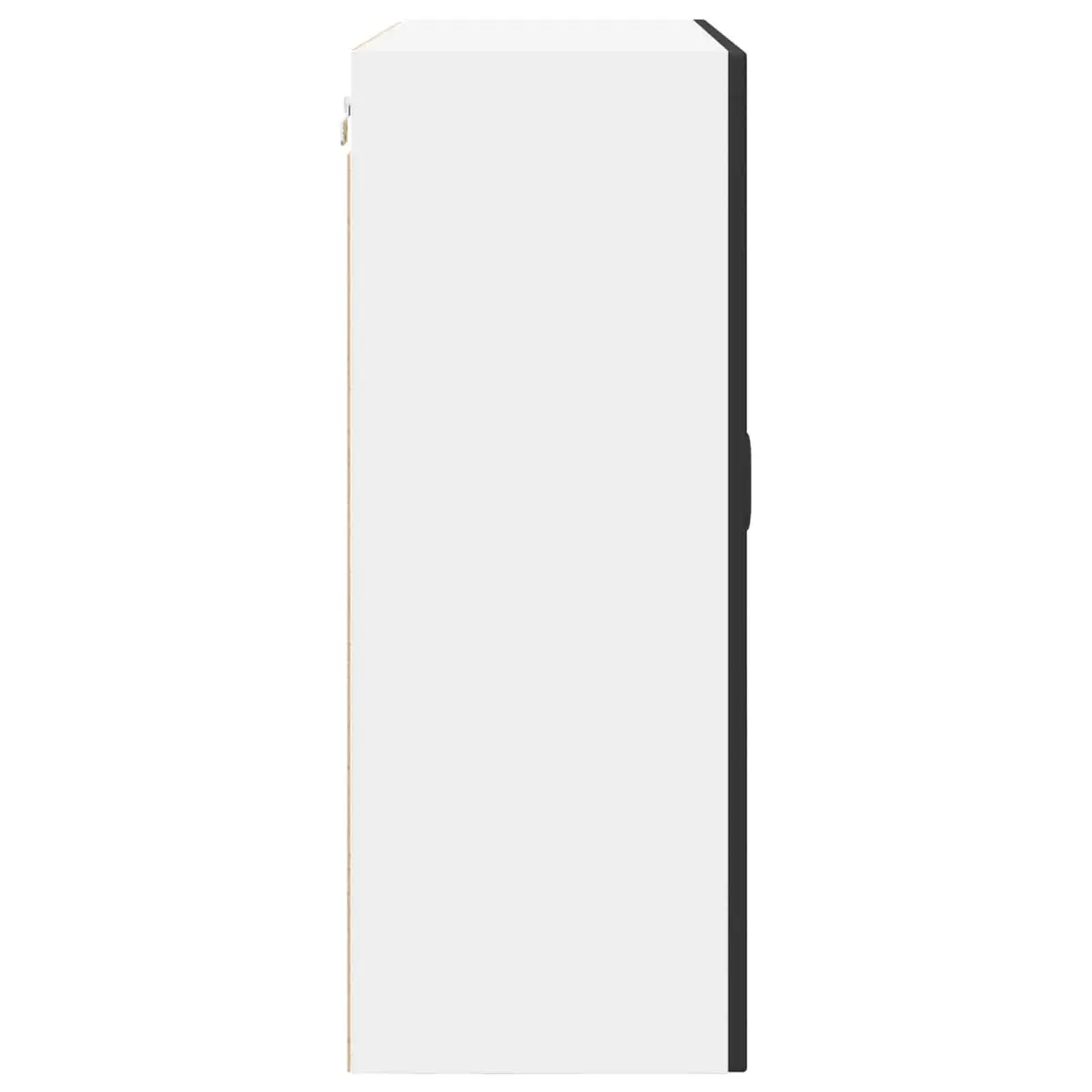 Wall Cabinet Kitchen Storage Engineered Wood 80x31x80cm Black