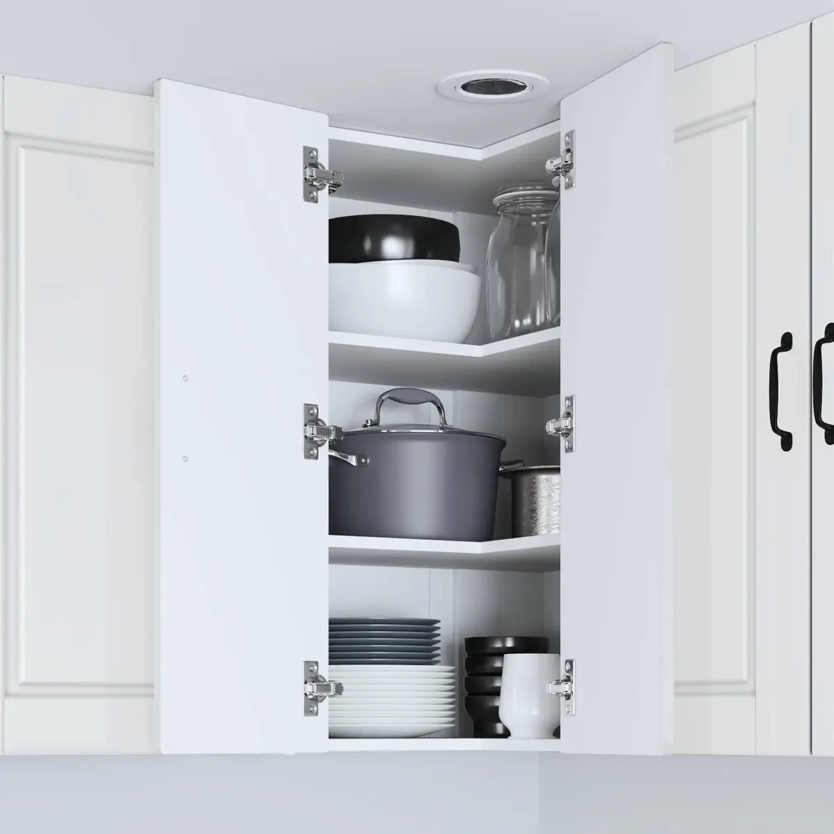 Wall Corner Cabinet for Organized Kitchen Storage
