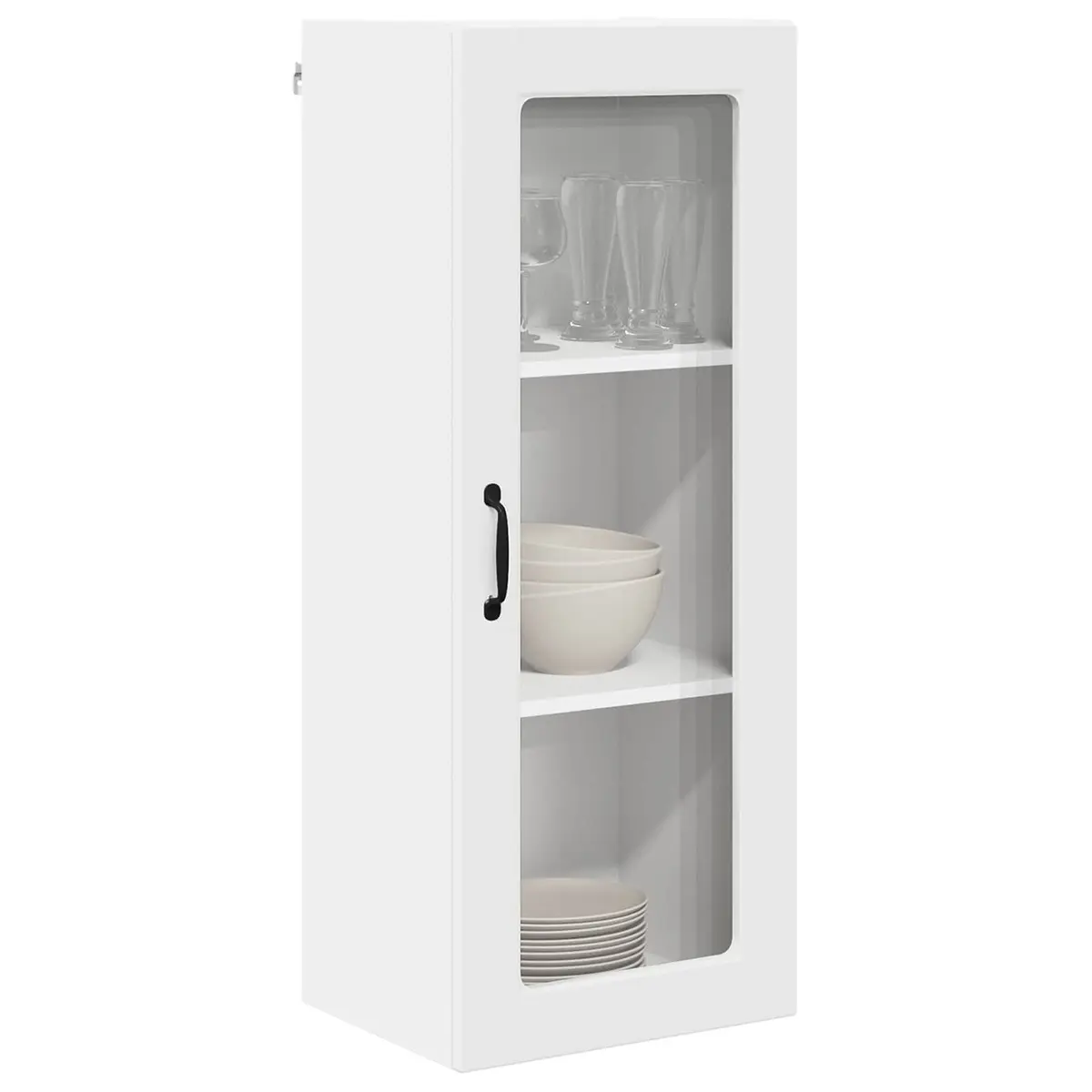 White Wall-Mounted Kitchen Cabinet 40x31x100cm