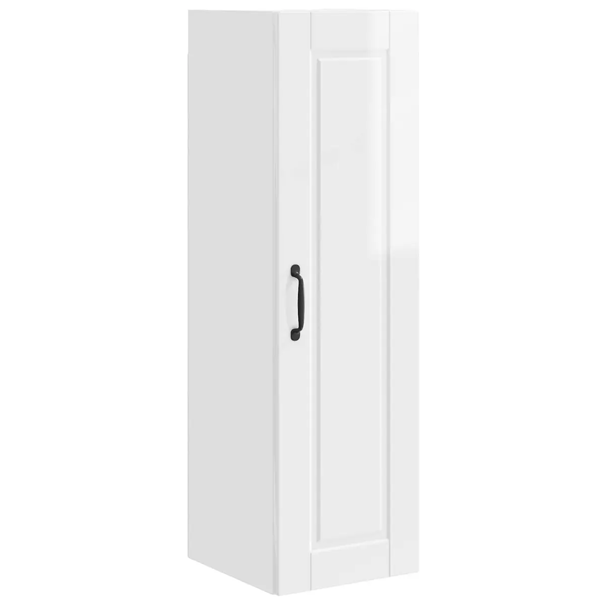 Wall Cabinet Kitchen Storage High Gloss White Engineered Wood 30 x 31 x 100 cm
