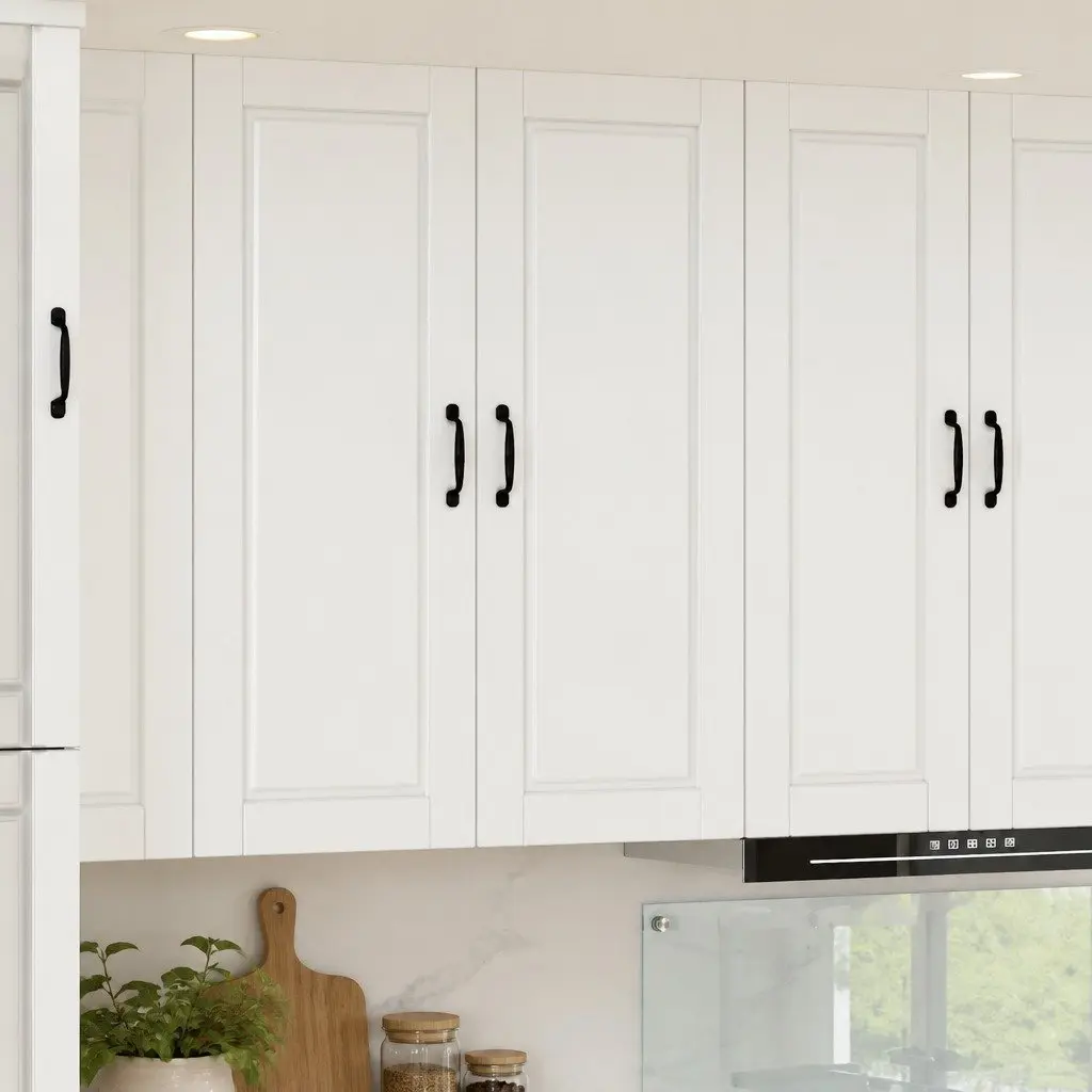 Wall Cabinet Kitchen Storage Engineered Wood 40 x 31 x 100 cm White
