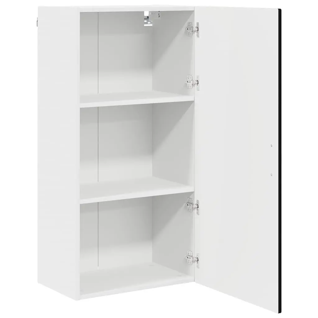 Wall Cabinet Kitchen Storage 50 x 31 x 100 cm Black
